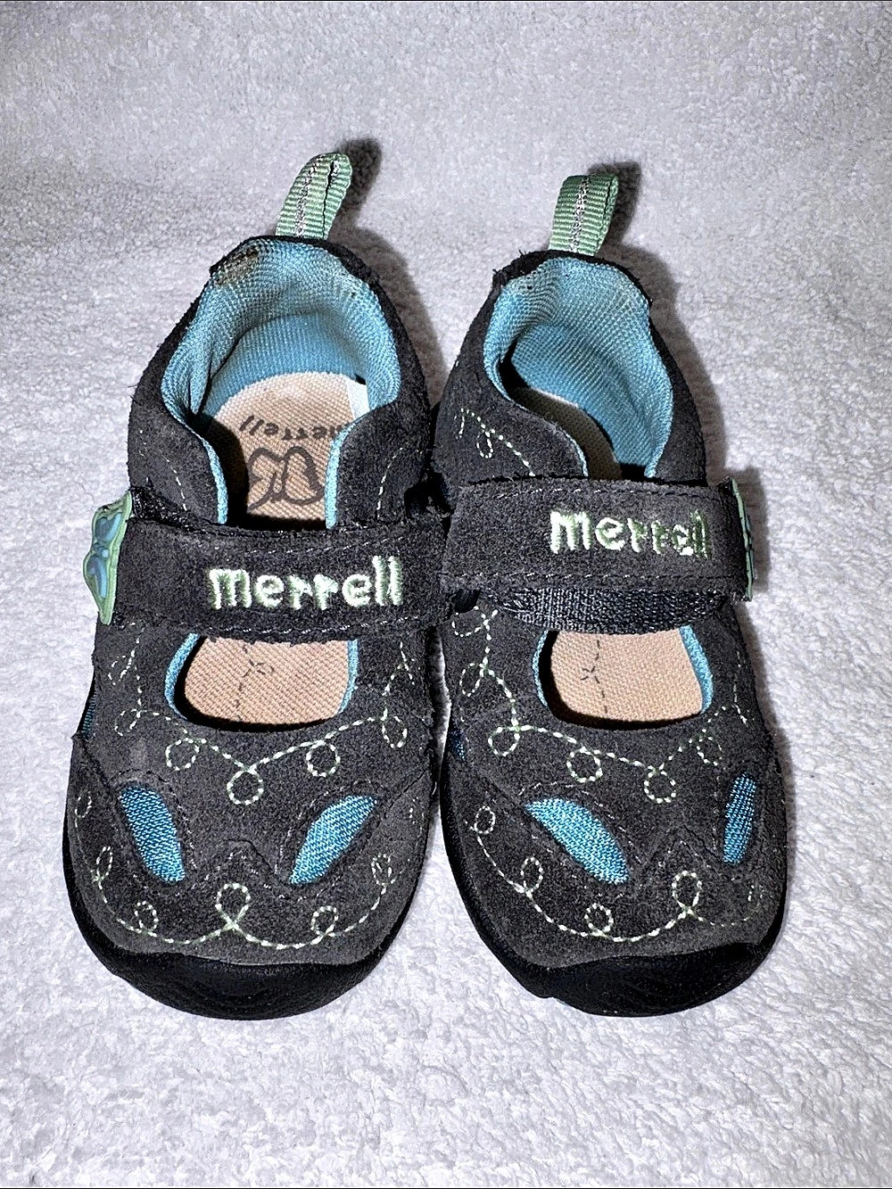 Merrell flutterfly junior granite Maryjane size 5